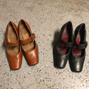 Two pairs of heels by Aerosoles
